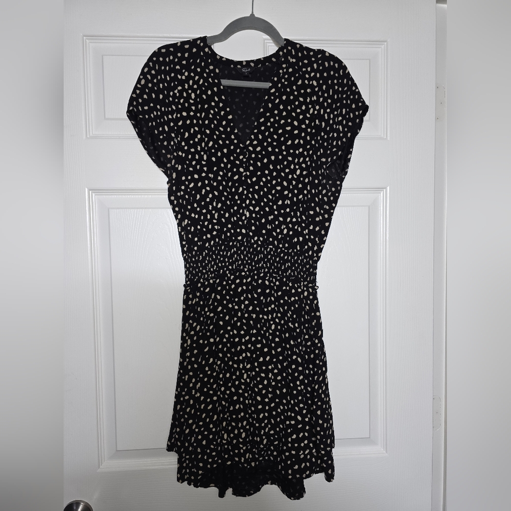 Moving Sale! { Rails Brand Spotted Black Mini Dress Size S